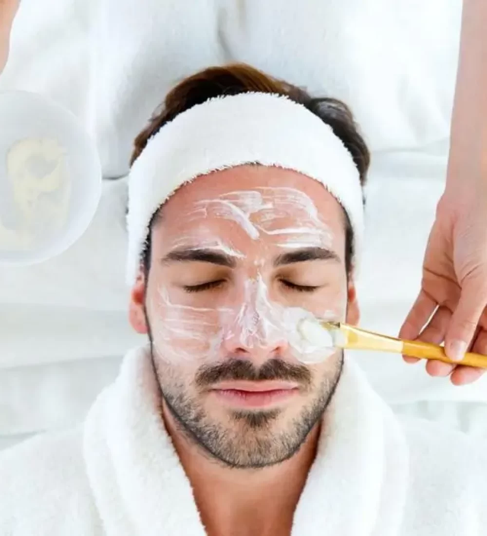 Men receiving Med Spa & Post Opp Sanctuary treatment cover